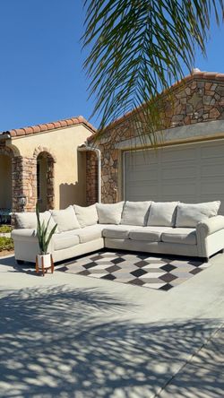 🤍DELIVERY AVAILABLE! CUTE SECTIONAL COUCH SOFA SET