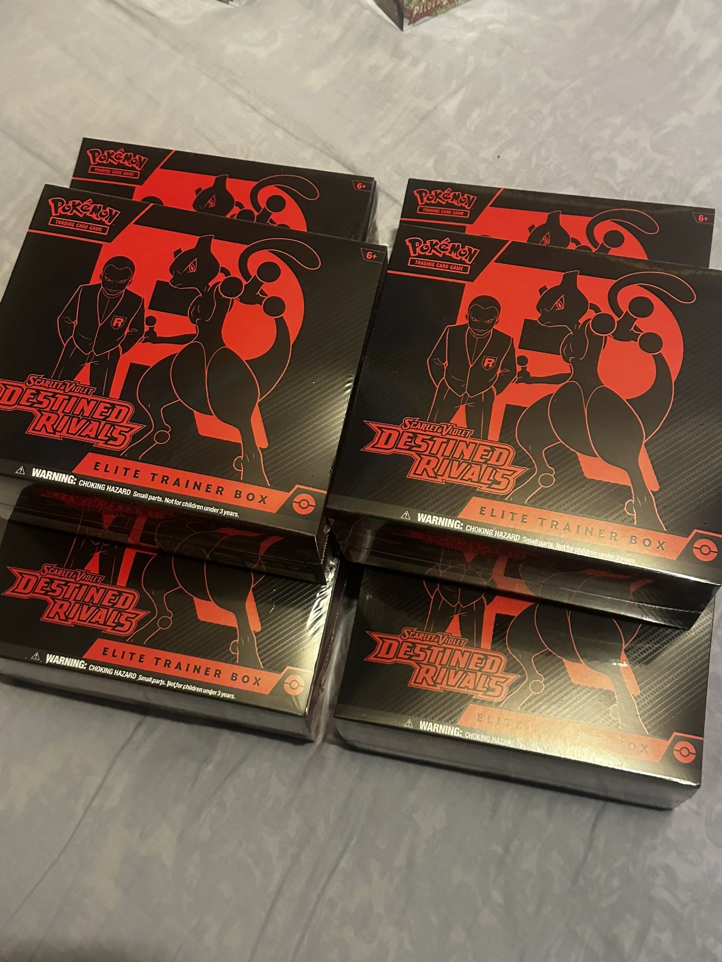 Pokemon TCG Destined Rivals Elite Trainer Box Etb X6