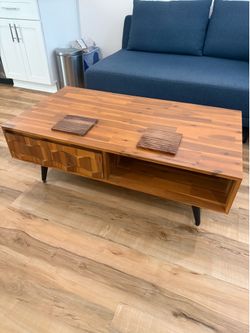 Georgina Solid Wood Coffee Table