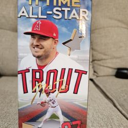 Mike Trout Bobblehead 11 Time All Star