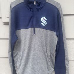Seattle Kraken 1/4-Zip Pullover – G-III Brand – Size Men’s Medium – Only $25!