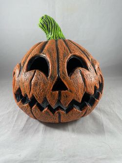 9 inch smiling latex, pumpkin Halloween decoration prop brand new