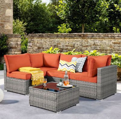 6 Person Seating Patio Furniture Set Outdoor Patio Furniture Brand New Patio Outdoor Sofa Set Patio Chairs πππΊππ