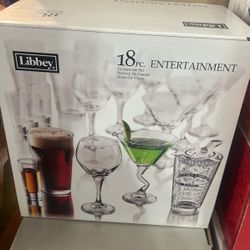 18pc Entertainment glassware Set