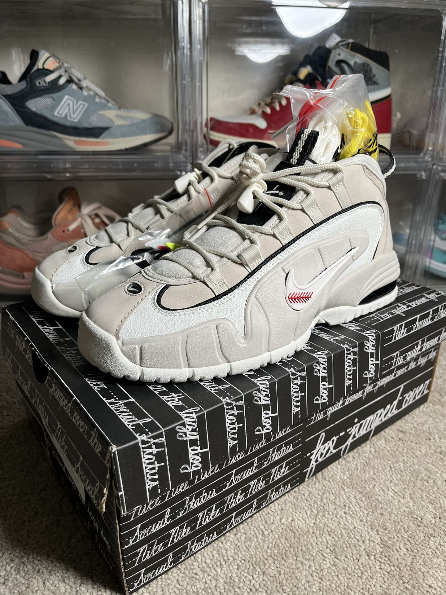 Size 9.5 - Nike Social Status x Air Max Penny 1 Recess - Desert Sand NEW! FAST!