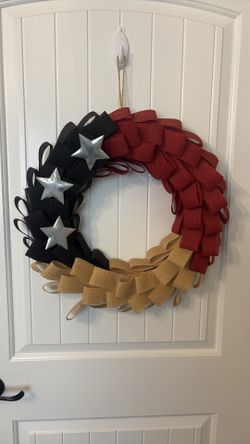Fourth of July wreath