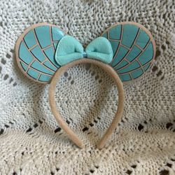 Girls Minnie Mouse Ears, Mexican Concha, Mexican Pan de Luce, Mint Colored