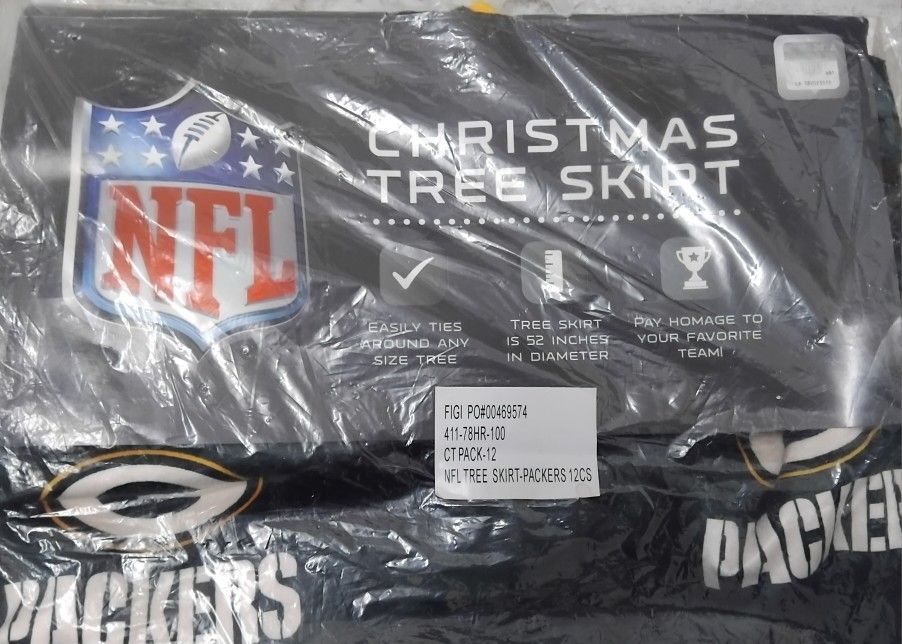 Green Bay Packers Christmas Tree Skirt