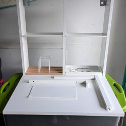Ikea Norberg Wall Mount Drop Leaf Table with Storage