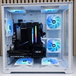 Ryzen 5 RTX 5060 White Lian Li RGB Gaming PC