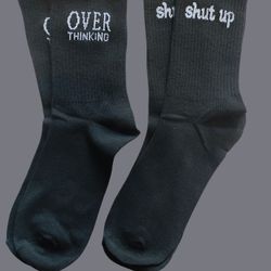 2 Pairs Novelty Fun Crew Socks