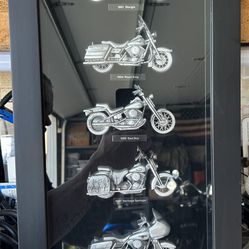 Harley-Davidson Of El Cajon 2008 Special Framed Die Cast Models In Shadowbox