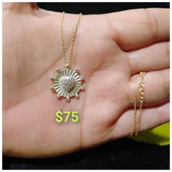 925 Sterling Silver Necklace/Collar De Plata 925