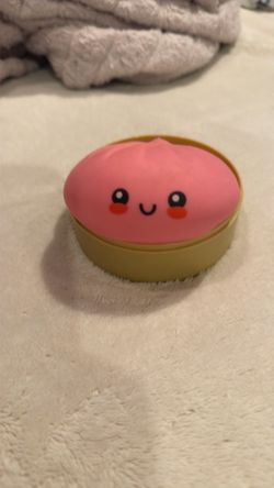 Real pink dumpling squishy RMS