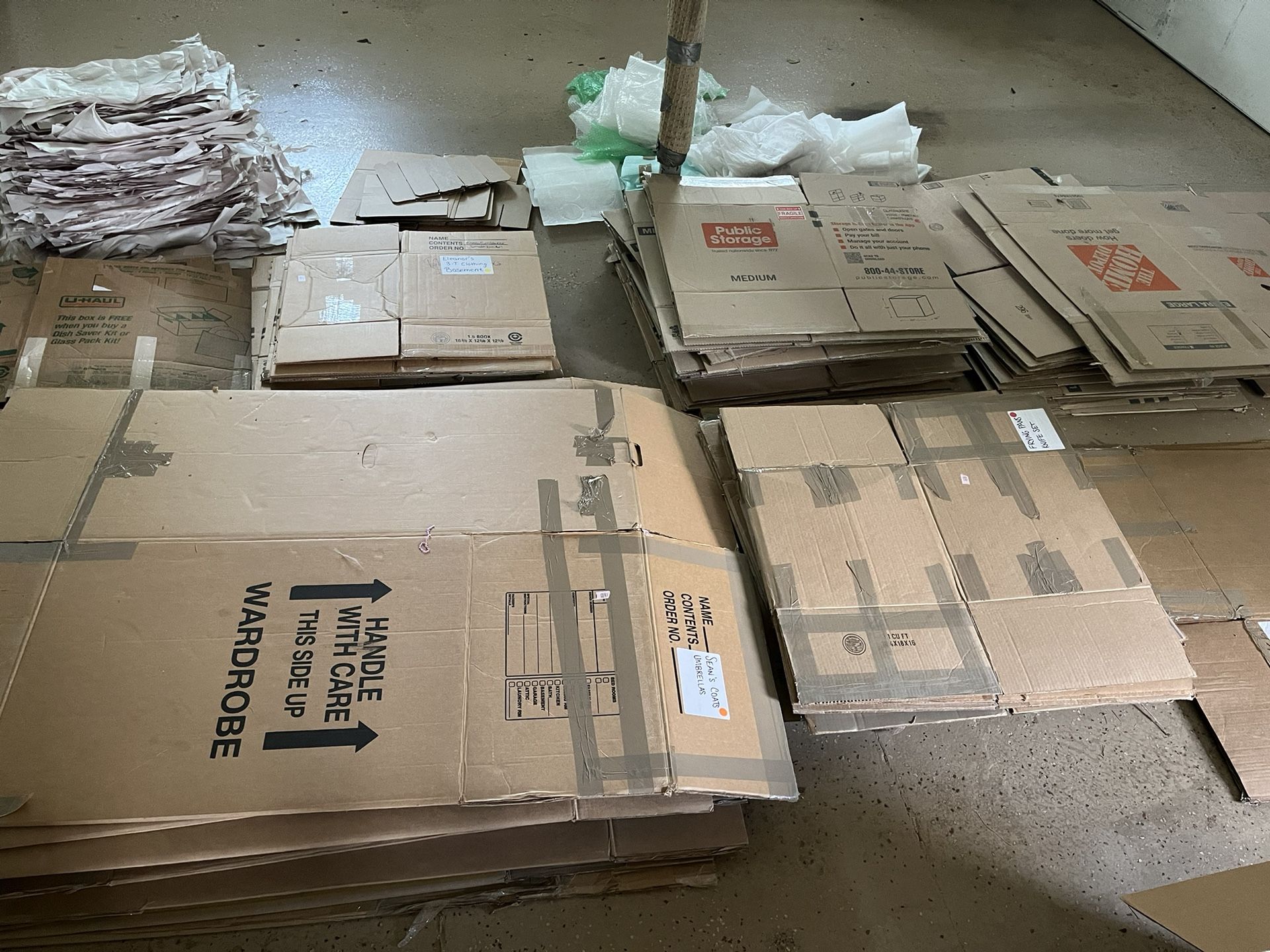 Moving Box Lot – Enough to Pack a Whole House!