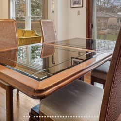 Custom Built Mirrored Dining Room Table 