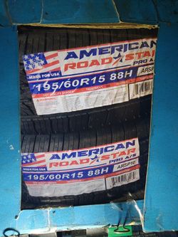 TIRE 195 60 15 Installed ELMOFLES