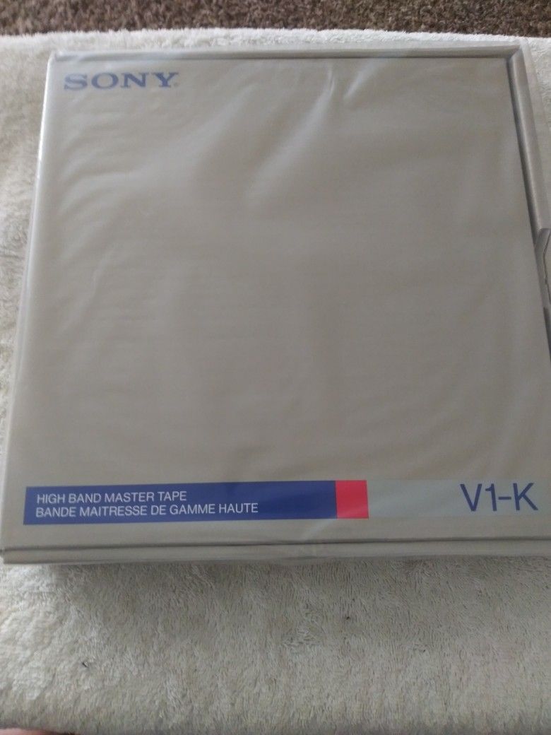 Sony v1-66 1" Metal Reel Tape NOS