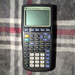 Texas Instruments TI-83 Plus Graphing Calculator Black Tested & Works