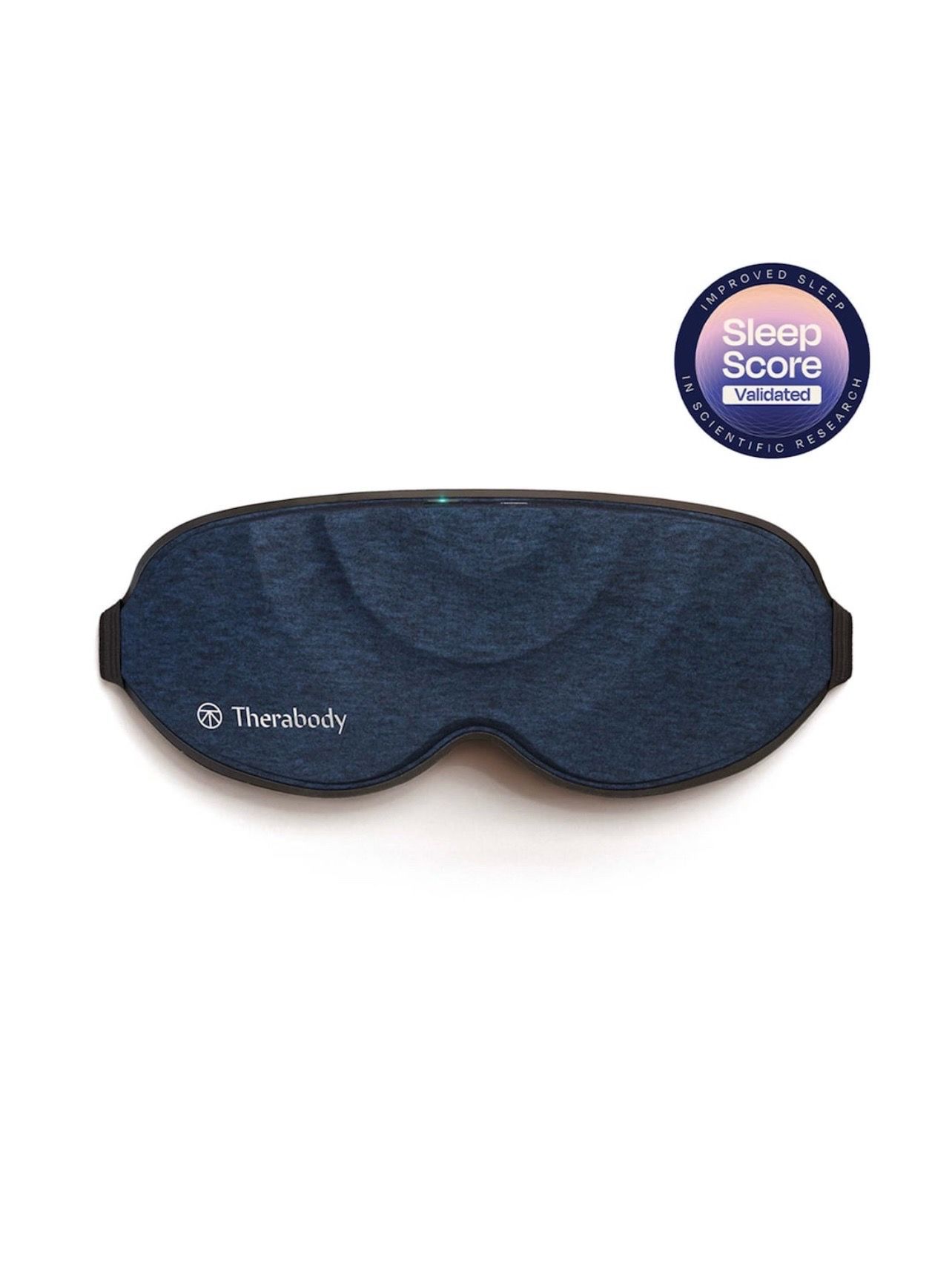 Therabody - SleepMask - Ultra-Comfortable 100% Blackout Eye Mask With Gentle Massaging Vibration - Blue