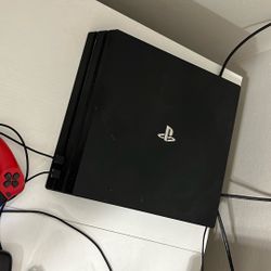 PS4 Pro W/ 2 Controllers 