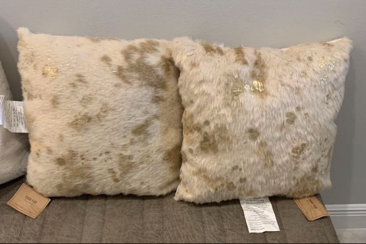 2 World Market Throw Pillows NWT