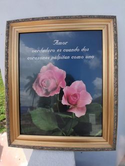 Picture frame w/ picture