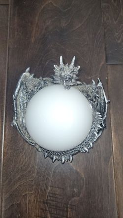 Gothic Dragon LED Orb Statue Battery Operated price is firm Cash Only