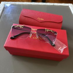 Cartier Sunglasses Genuine Blue Tint