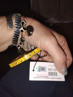 LSU bangle bracelet