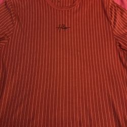 Hollister Red Pinstripe Long Sleeve Tee XL