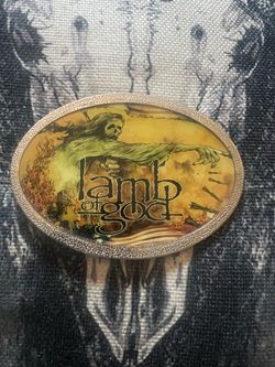 Lamb of God Belt Buckle – Rare Collectible