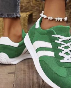 Green sneakers new