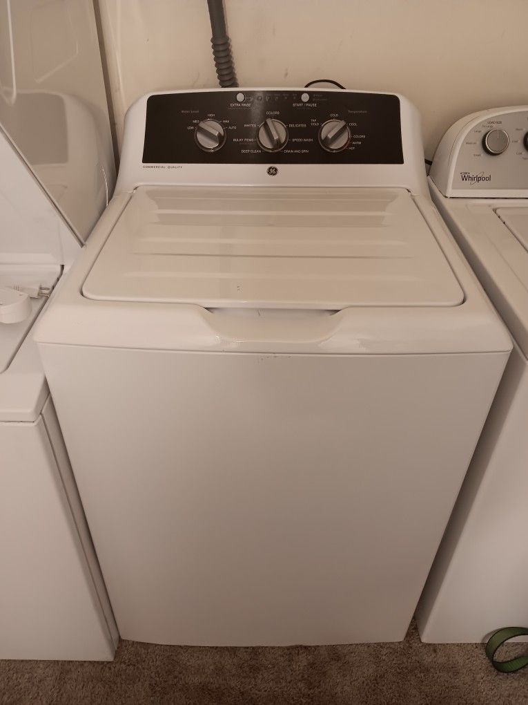 White GE Washer 