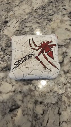 Taylormade Red Spider Web Square Magnetic Mallet Putter Headcover 