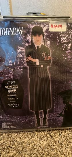 New Wednesday Adam's size small adult costume NEW