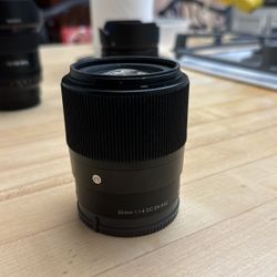 Sigma 30mm F1.4 E Mount 