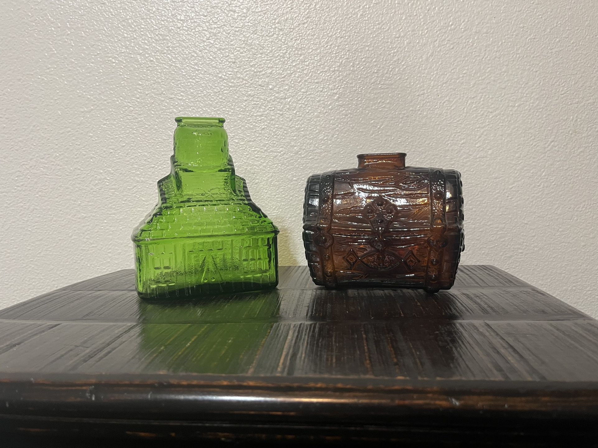 Vintage Glass Coin Piggy Banks