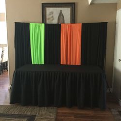 1set curtains 1 tablecloth 6ft