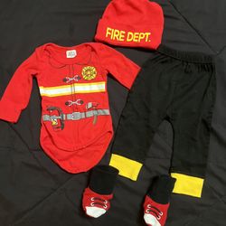 Firefighter Baby Set