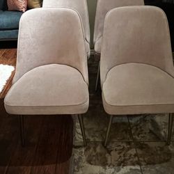 West Elm Mid-Century Dining Chair - Metal Legs