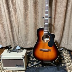 Fender Malibu SCE 3TS Acoustic Electric w/amp