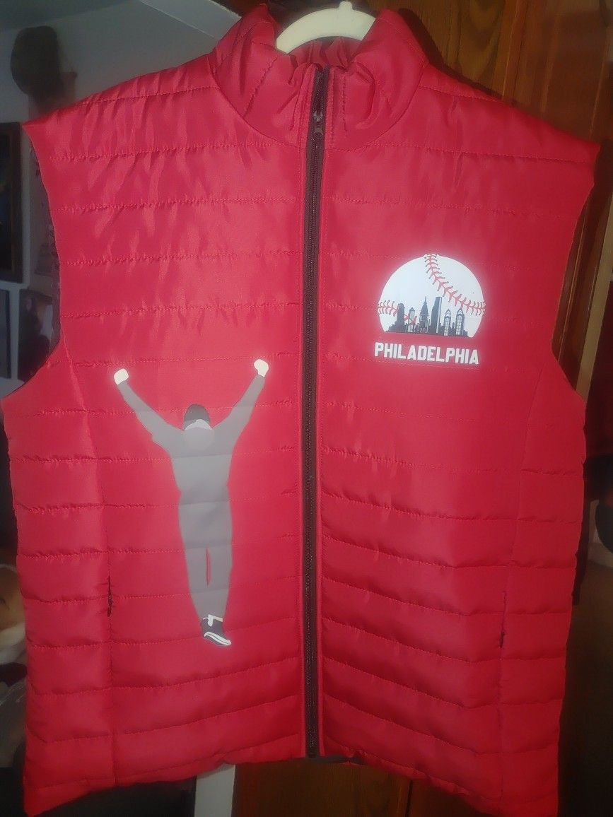 Custom Phillies Vest Size 2x