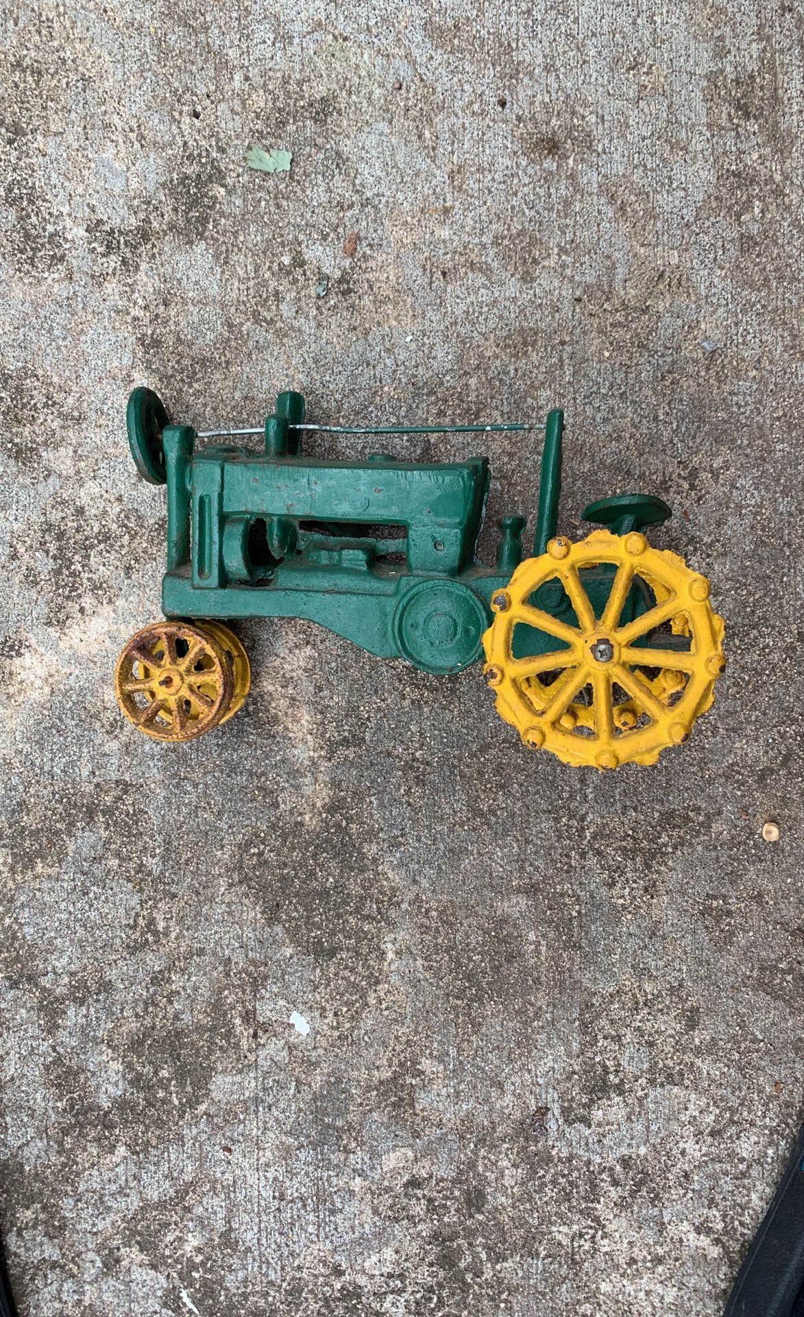 John Deer Wrought Iron Tractor Antique