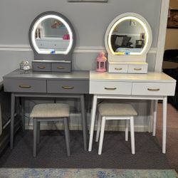 Camilla Vanity W/ 2 Setting For Lighting 