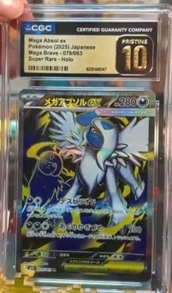CGC Pristine 10 Mega Absol ex Japanese Pokémon Card