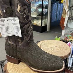 Botas Vaqueras De Piel Original 