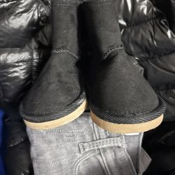 Black Toddler Girls Old Navy Boots 5c