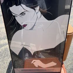 Vintage Patrick Nagel Art Poster Print Playboy Portfolio II Framed