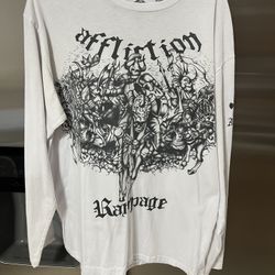 AWESOME AFFLICTION LONG SLEEVE SHIRT/ SIZE XL/ WAS $75/ NOW $25